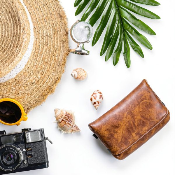 Nylon Camera Pouch Black White Storage Bag Photographers-3