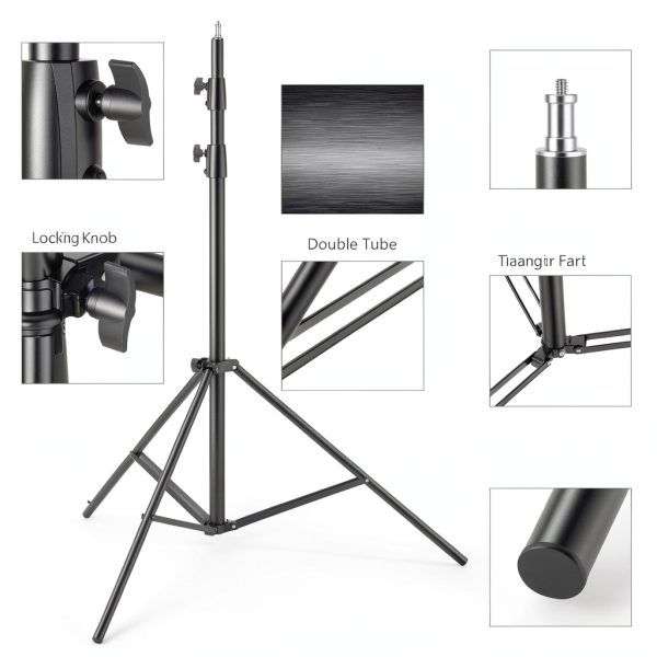 Neewer Light Stands Spring Cushioned Heavy Duty Photography-1