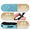 Drawstring PU Camera Bag Sky Blue Compact Mirrorless Camera-2