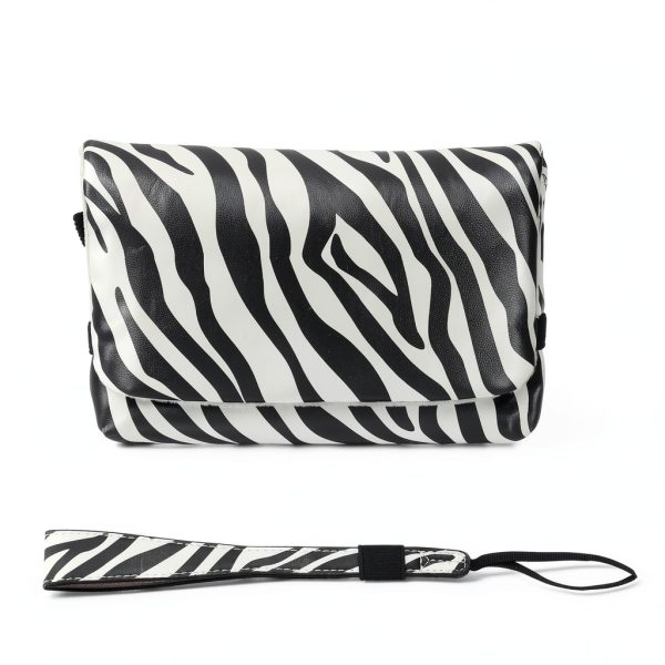 Nylon Camera Pouch Black White Storage Bag Photographers-1