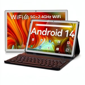 Qukenk Android 14 Tablet 10 Inch 8GB RAM Keyboard Included-0