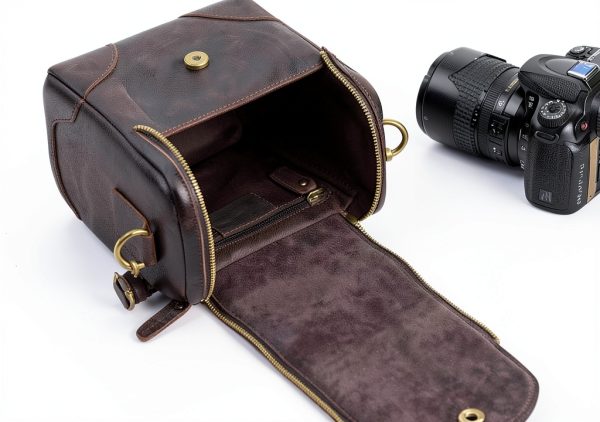 Calista Small Leather Camera Bag Full Grain Leather DSLR-12