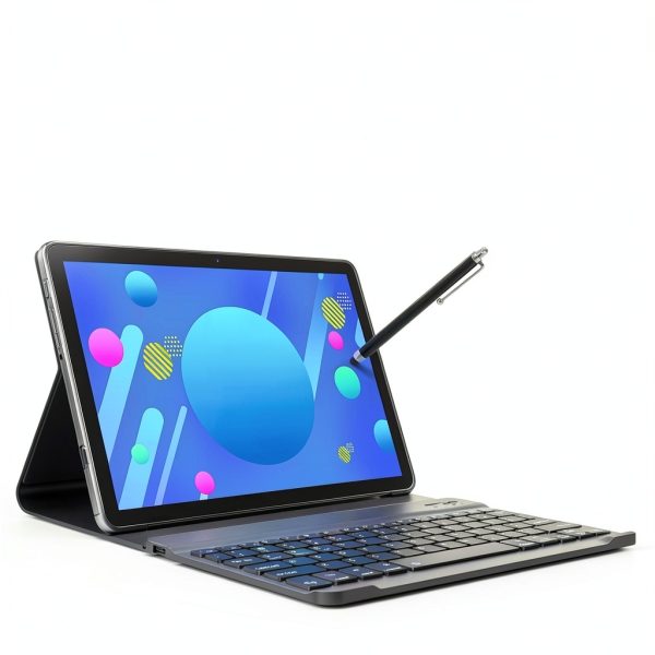 Kimlok 10 Inch Android Tablet with Keyboard AI Productivity-1