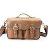 Faust Leather Camera Bag Full Grain Leather Handcrafted DSLR-0