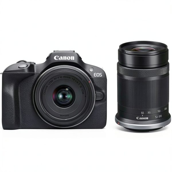 Canon EOS R100 Mirrorless Camera Kit 24MP Sensor Lenses-1